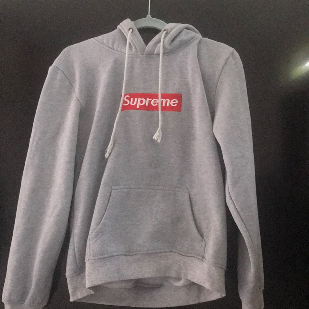 Gray hoodie